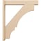Ekena Millwork 5 1/2-in W x 30-in D x 34-in H Balboa Block Rough Cedar Woodgrain TimberThane Outlooker, Primed Tan OUTUR055X30X34BOA44RCPR - alternate 6